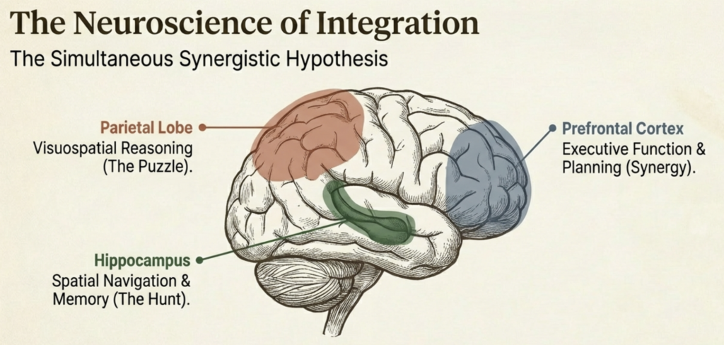 What are the proven cognitive benefits of puzzles and games?